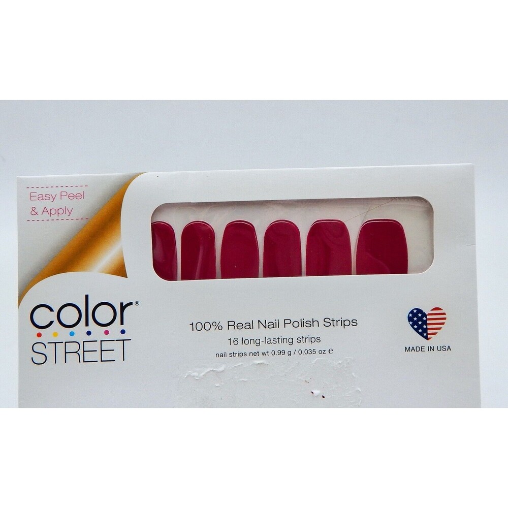 Color Street Nail Polish Strips Port-Ugal Wine Color